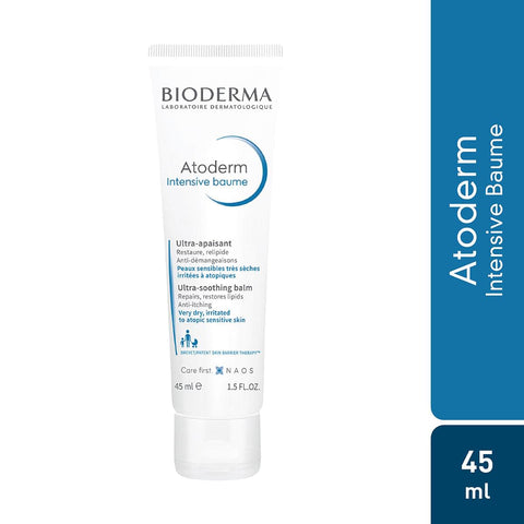 BIODERMA Atoderm Intensive Baume 45ml moisturizer for dry skin.