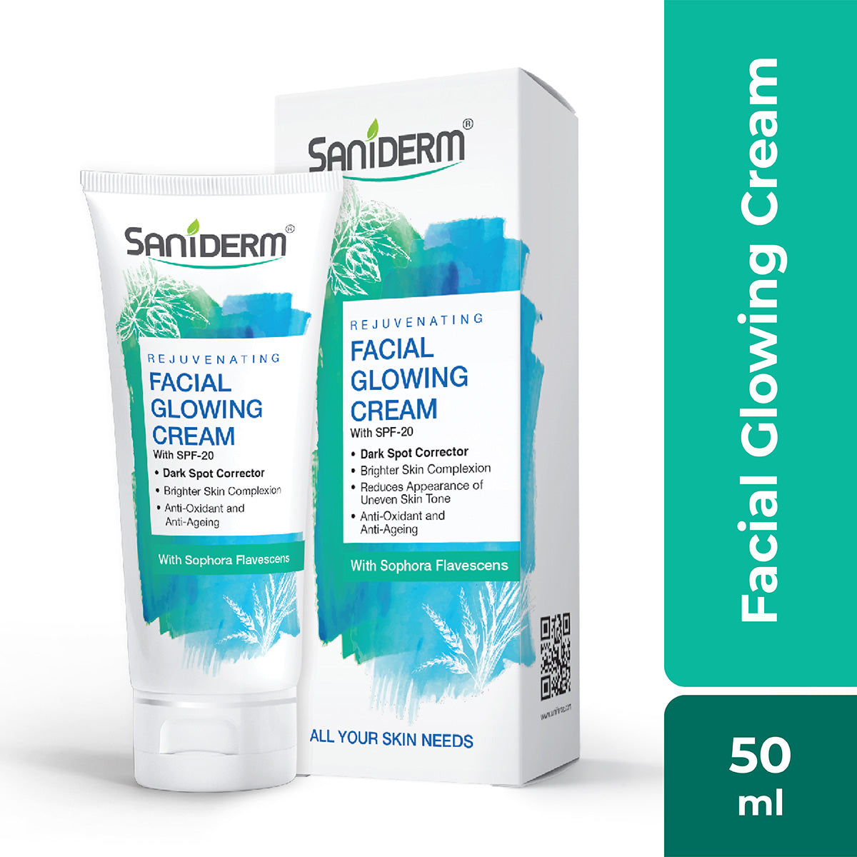 Glow with Confidence Saniderm Facial Glowing Cream SPF20 Uniferoz Shop