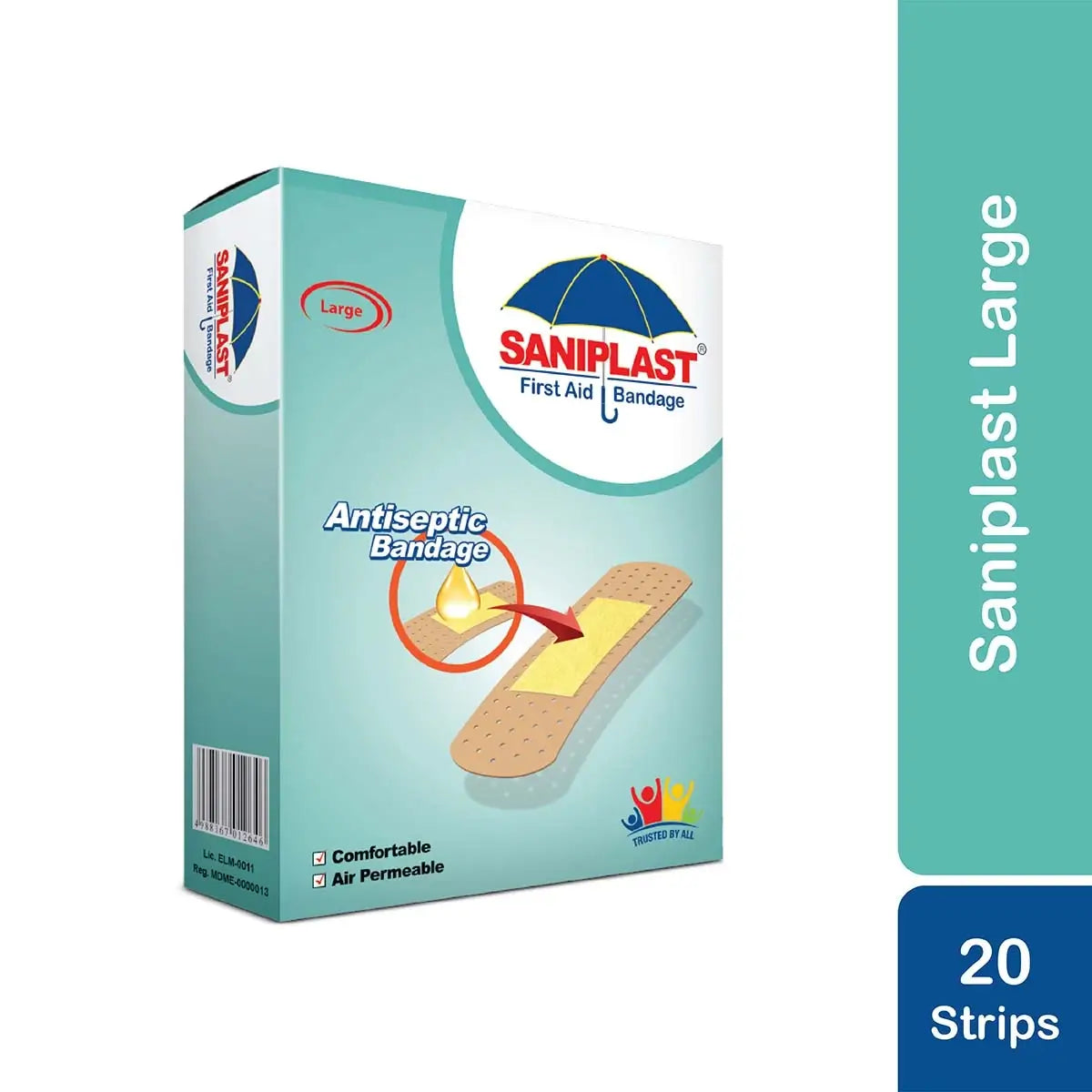 Saniplast Large Bandage (20 Strips) Trusted Wound Care in Pakistan