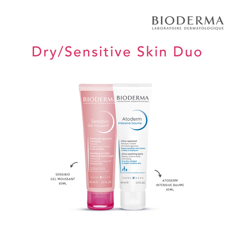 BIODERMA Dry / Sensitive Skin Duo (Flat 6% Off)