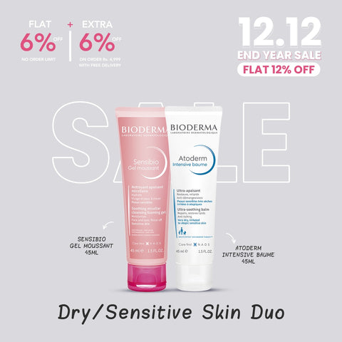 BIODERMA Dry / Sensitive Skin Duo (Flat 6% Off)