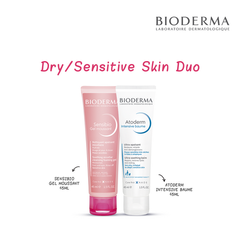 BIODERMA Dry / Sensitive Skin Duo (Flat 6% Off)