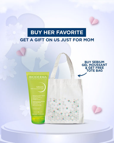BIODERMA Sebium Gel Moussant Actif 200ml + Free Tate Bag