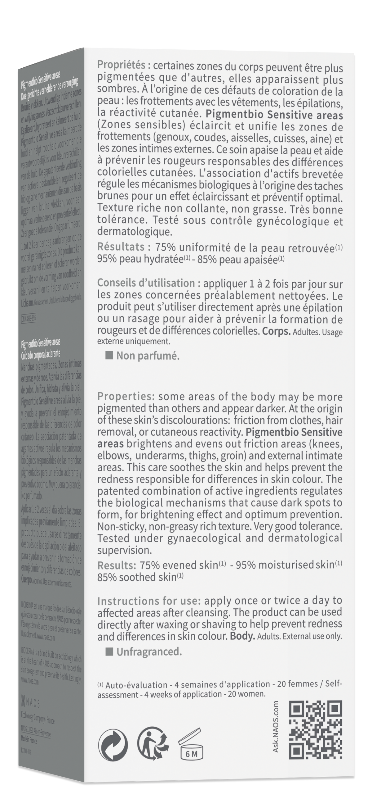 BIODERMA Pigmentbio Sensitive Areas 75ml | Specialized Dark Spot Cream
