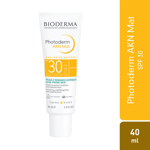 BIODERMA Photoderm AKN Mat SPF 30 sunblock for acne-prone skin, buy at best price in Pakistan.