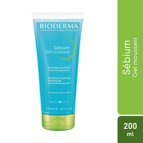 Shop BIODERMA Sébium Gel Moussant 200ml, the expert cleanser and face wash for oily skin, now in Pakistan.