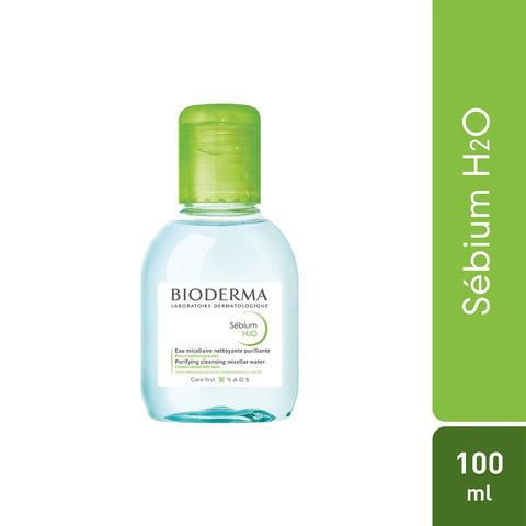 Buy BIODERMA Sébium H2O micellar water 100ml in Pakistan for effective makeup removal and skin purification.