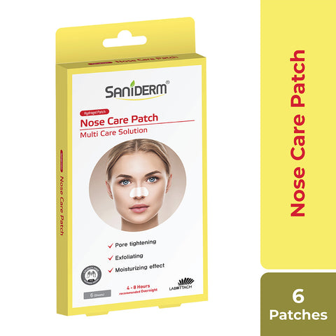 Saniderm Nose Care Patch pack of 6 for pore tightening and exfoliation - Buy at the best price in Pakistan.
