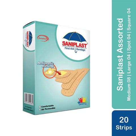 Saniplast Assorted Bandages (20 Strips)