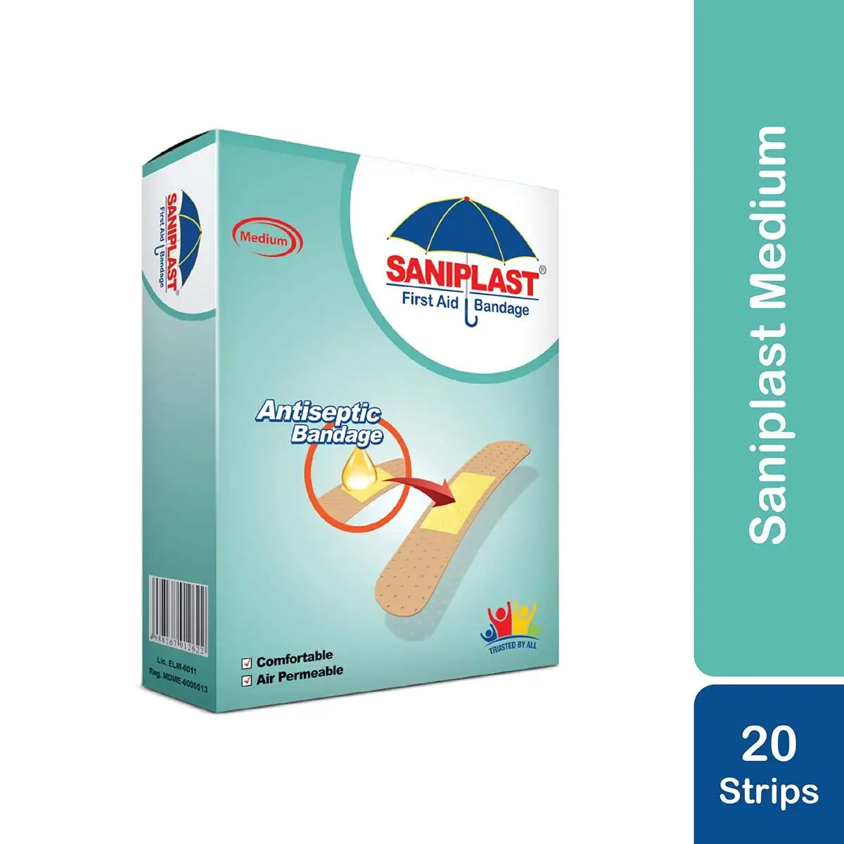 Saniplast Medium Bandages (20 Strips)